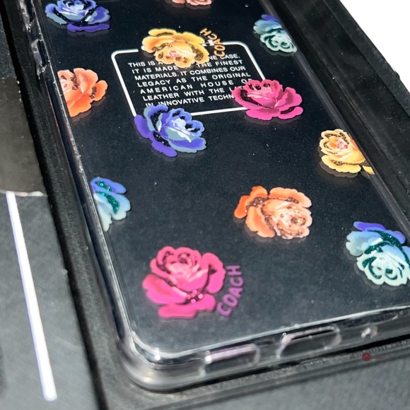 COACH Color Glitter Peony Floral Flowers Samsung Galaxy S20+ Plus Hard Case - Picture 8 of 10